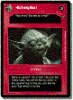 Star Wars Dagobah Black Border Rare Effect Bad Feeling Have I Dark Side