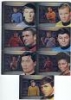 Star Trek Heroes & Villains Bridge Crew Shadowbox Set Of 7 Cards