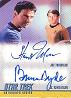 Star Trek Heroes & Villains Dual Autograph DA22 Bruce Hyde/Stewart Moss Card