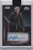 Star Wars Chrome Black Dark Side Encased Autograph DS-AS Andy Serkis As Supreme Leader Snoke