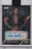 Star Wars Chrome Black Galactic Black Encased Autograph GB-CW Carl Weathers As Greef Karga