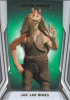 2021 Star Wars Masterwork Green Parallel Card 53 Jar Jar Binks - 19/99