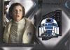 2021 Star Wars Masterwork Character Medallion Card CM-LOR Princess Leia Organa - R2-D2 Medallion