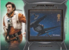 2021 Star Wars Masterwork Royal Mail Stamp Card Green Parallel SC-PDA Poe Dameron - TIE Silencer Postage Stamp - 79/99
