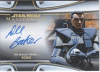 2021 Star Wars Masterwork Canvas Autograph Card MWA-DBE Dee Bradley Baker As Echo - 03/25
