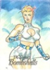 Bombshells Sketch Card - Power Girl By Fabian Quintero