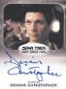 Star Trek Aliens Autograph - Dennis Christopher As Borath