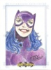 Batman Archives SketchaFEX Sketch Card Of Catwoman By Eddy Barrows