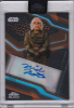 Star Wars Chrome Black Encased Autograph Orange Parallel A-NN Nick Nolte Voice Of Kuiil - 13/25