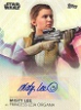 Women Of Star Wars Autograph Card A-ML Misty Lee As Princess Leia Organa