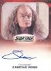 Star Trek Aliens Autograph - Cristine Rose As Gi'Ral