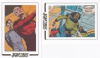 2 - Star Trek The Next Generation Portfolio Prints Series One AC09 & AC49 TNG Comics (1989 Series) Archive Cuts Cards - 82/x - MATCHING #s!