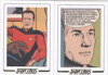 2 - Star Trek The Next Generation Portfolio Prints Series One AC33 & AC61 TNG Comics (1989 Series) Archive Cuts Cards - 35/x - MATCHING #s!