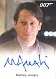 2017 James Bond Archives Final Edition Full-Bleed Autograph Card Mathieu Amalric As Dominic Greene
