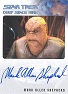 Deep Space Nine Heroes & Villains Autograph Card Mark Allen Shepherd As Morn