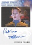 Deep Space Nine Heroes & Villains Autograph Card Patricia Tallman As Defiant Tactical Officer