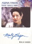 Deep Space Nine Heroes & Villains Autograph Card Molly Hagan As Eris