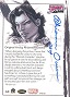 Dangerous Divas Series 2 ArtiFEX A11 Lady Deathstrike Autograph Parallel Rhiannon Owens