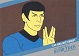 "Quotable" Star Trek "Quotable" Star Trek The Animated Series Trading Card Q2 Spock "Live Long And Prosper"