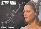 Star Trek The Original Series Captain's Collection Silver Series Autograph Card Emily Banks As Tonia Barrows