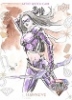 Marvel Gems Gem Character Sketch GS-12 Hawkeye By Don Mark Noceda