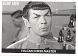Star Trek 40th Anniversary Season 2 1967 Expansion Card 100 Vulcan Chess Master