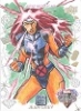 Marvel Gems Gem Character Sketch GS-4 Jean Grey By Dioscoro Beniga Jr.