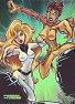 The Women Of Legend Foil Parallel 56 Vixen and DC Comics Godiva
