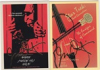 2 - Star Trek The Next Generation Portfolio Prints Series Two Gold Parallel Cards 28 & 50 - 088/125 - MATCHING #s!