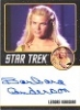 Women Of Star Trek Art & Images Black Series Autograph Card - Barbara Anderson As Lenore Karidian