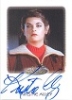 Women Of Star Trek Art & Images Women Of Star Trek Design Autograph Card - Kirstie Alley As Lt. Saavik