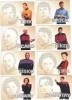 Star Trek 50th Anniversary Phaser Cut Set Of 10 Cards!