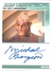 Star Trek The Next Generation Portfolio Prints Series Two Autograph Card Michael Champion As Boratus