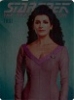 Star Trek The Next Generation Portfolio Prints Series Two Rendered Metal Art Card R2 Troi - 059/100