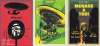 3 - Star Trek The Next Generation Portfolio Prints Series Two Gold Parallel Cards 10, 18 & 72 - 006/125 - MATCHING #s!