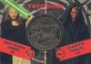 Chrome Perspectives: Jedi Vs. Sith Silver Parallel Medallion Card Duel On Tatooine Qui-Gon Jinn Vs. Darth Maul - 043/150