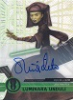 2017 Star Wars High Tek Autograph Card 29 Olivia D'Abo As Luminara Unduli Jedi Master