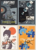 4 - Star Trek The Next Generation Portfolio Prints Series Two Gold Parallel Cards 2, 88, 96 & 114 - 044/125 - MATCHING #s!
