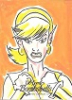 Bombshells Series III Sketch Card - Arisia Rrab By Orlando Baez