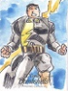 Bombshells Series III Sketch Card - Black Adam By Alex Starling