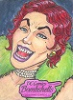 Bombshells Series III Sketch Card - Joker's Daughter By Vicente Moavero