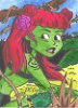 Bombshells Series III Sketch Card - Poison Ivy By Dave Windett