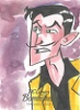 Bombshells Series III Sketch Card - Sinestro By Roe Mesquita