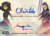 Women Of Star Wars Dual Autograph Card DA-DS Olivia D'Abo & Meredith Salenger - 16/25