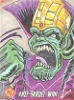 Kree-Skrull War Sketch Card Skrull Emperor By Eric White