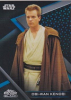 Star Wars Chrome Black Blue Refractor Parallel 2 Obi-Wan Kenobi 57/75