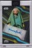 Star Wars Chrome Black Encased Autograph Gold Parallel A-KSH Kiran Shah As Nambi Ghima - 36/50