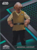 Star Wars Chrome Black Green Refractor Parallel 18 Admiral Ackbar 03/99