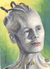 Star Trek Inflexions StarFleet's Finest SketchaFEX - The Borg Queen by Kristin Allen