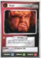Next Generation White Border Premiere Rare Personnel - Klingon Kargan